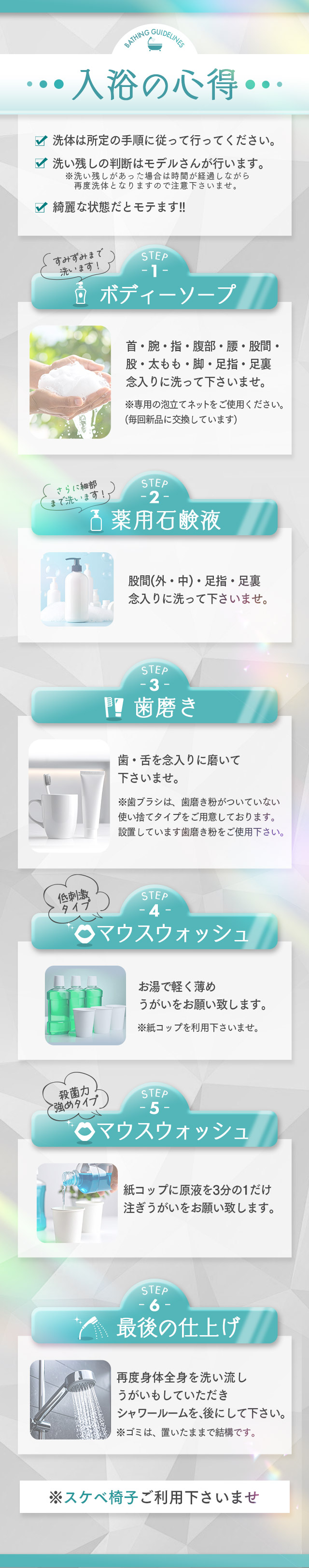 入浴の心得